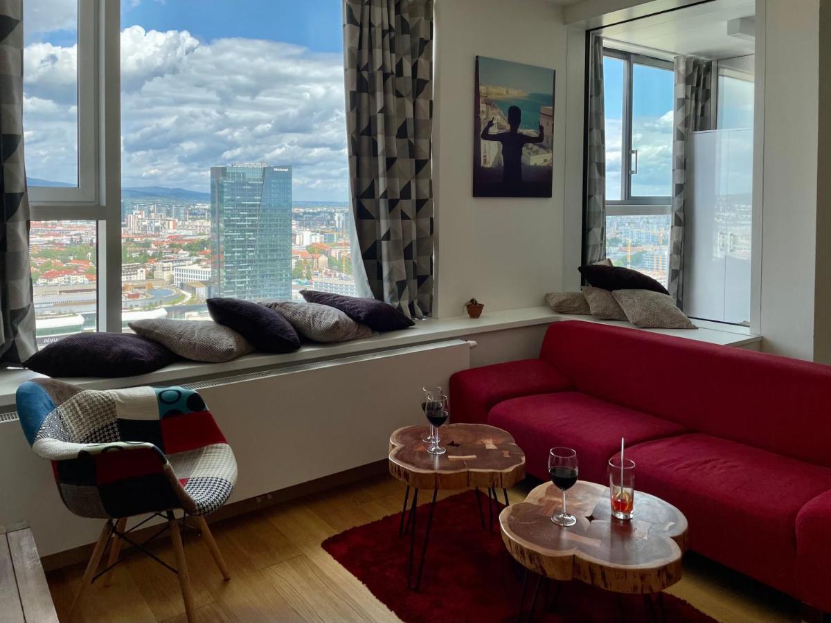 Apartament Downtown View Bratysława Zewnętrze zdjęcie